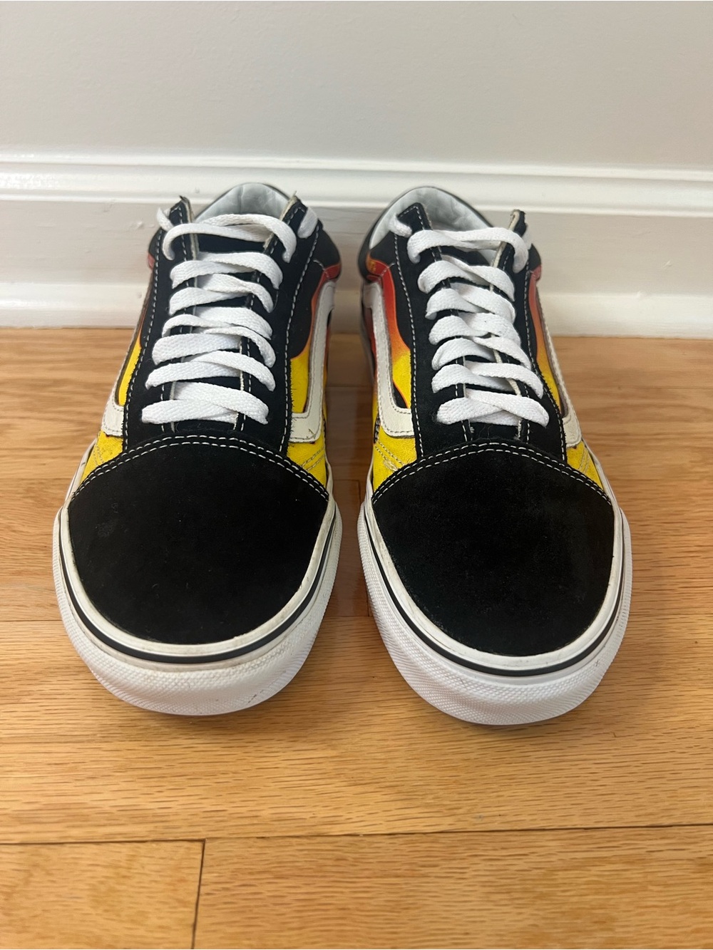 Vans Old Skool Flame Suede Skate Shoes - Picture 3 of 10